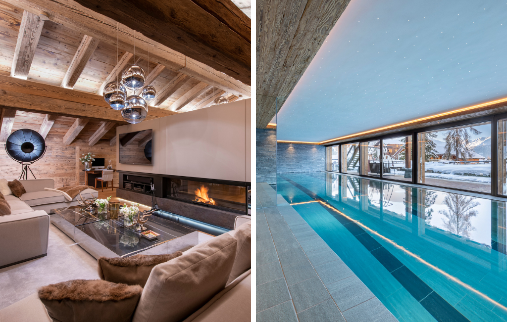 Best luxury chalets with swimming pools
