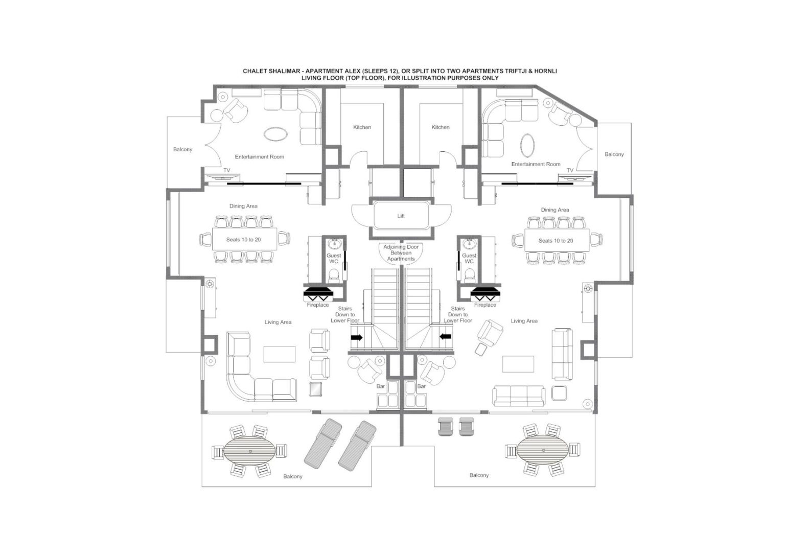 LIVING FLOOR (TOP FLOOR)