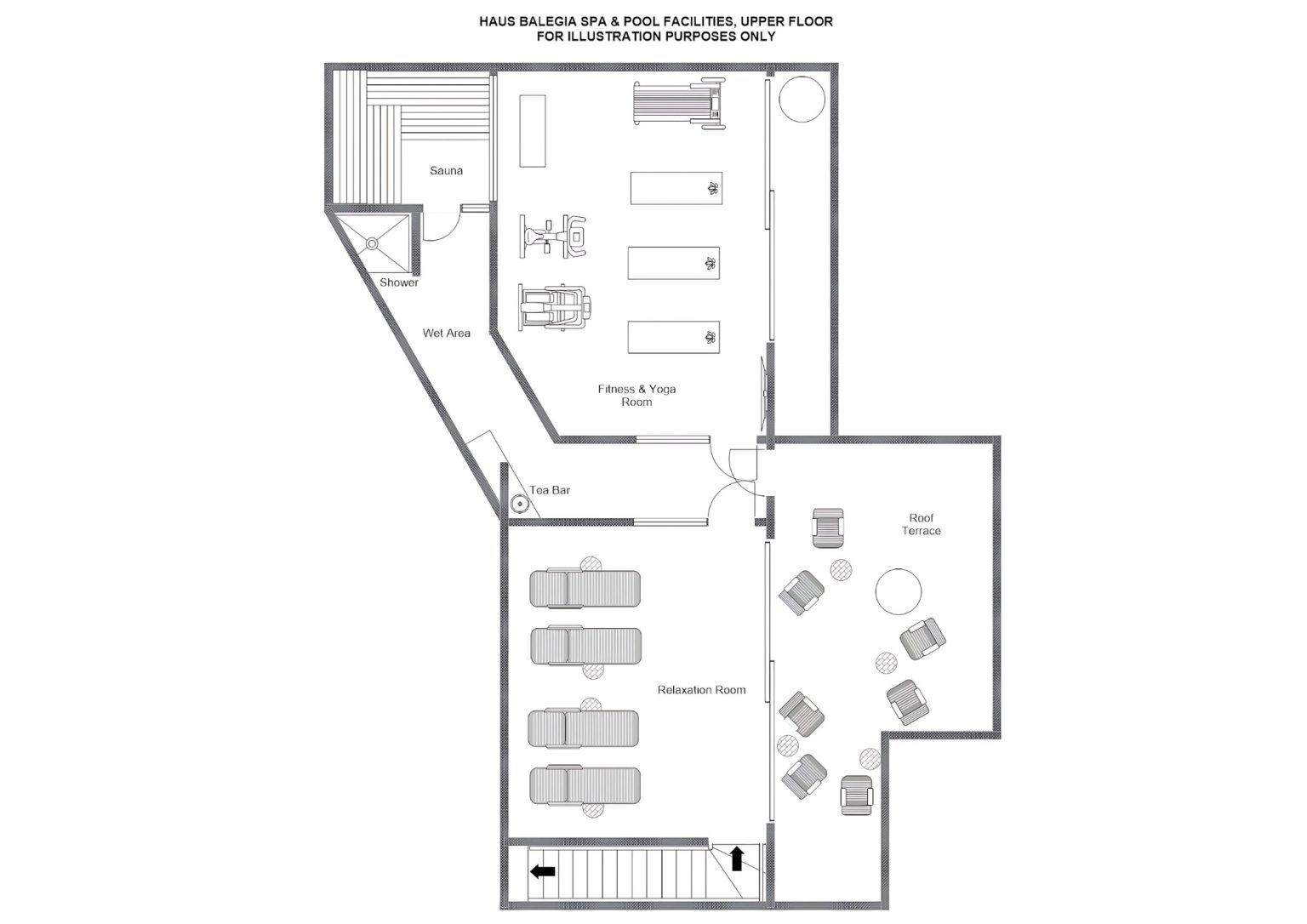 Shared spa  (First floor)