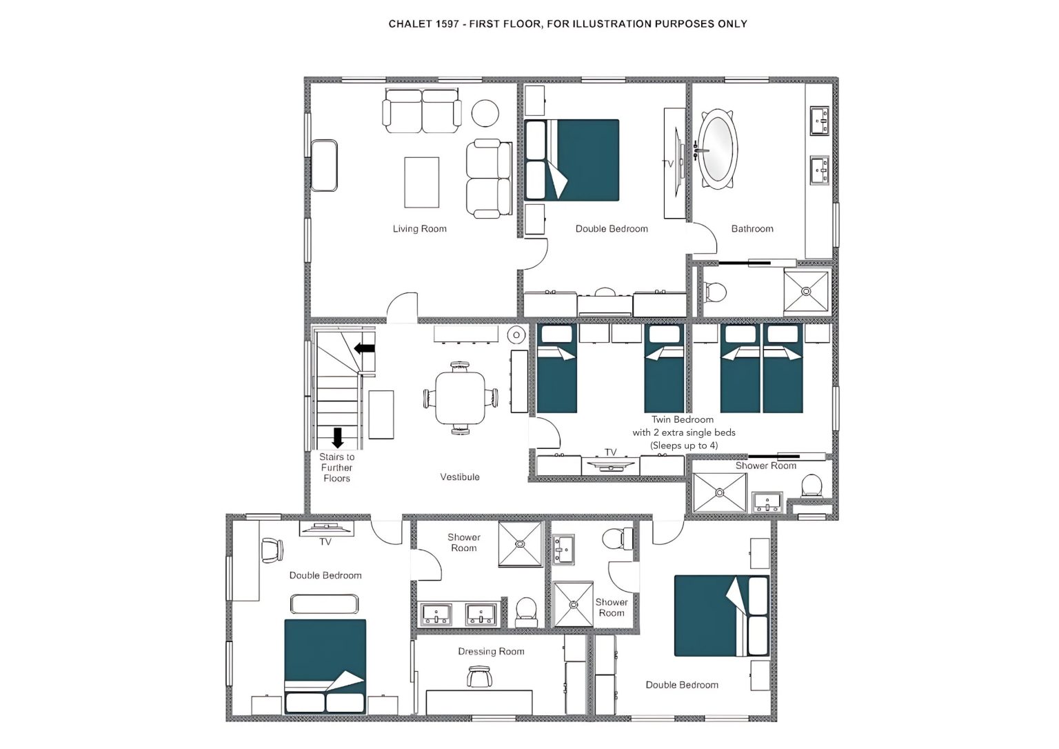 SLEEPING FLOOR (TOP FLOOR)