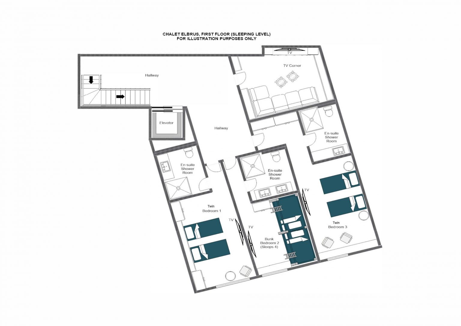SLEEPING FLOOR (1ST FLOOR)
