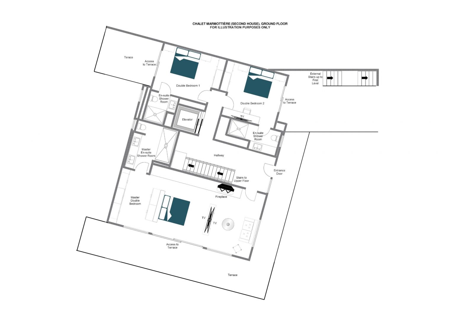 Ground Floor (MARMOTTIÈRE - second house)