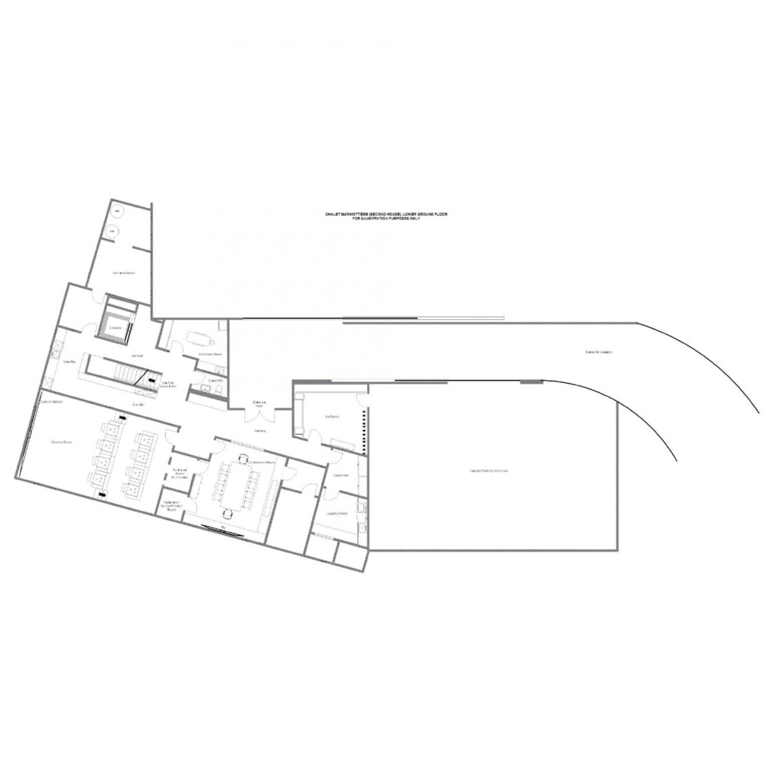 Lower Ground Floor (MARMOTTIÈRE - second house)