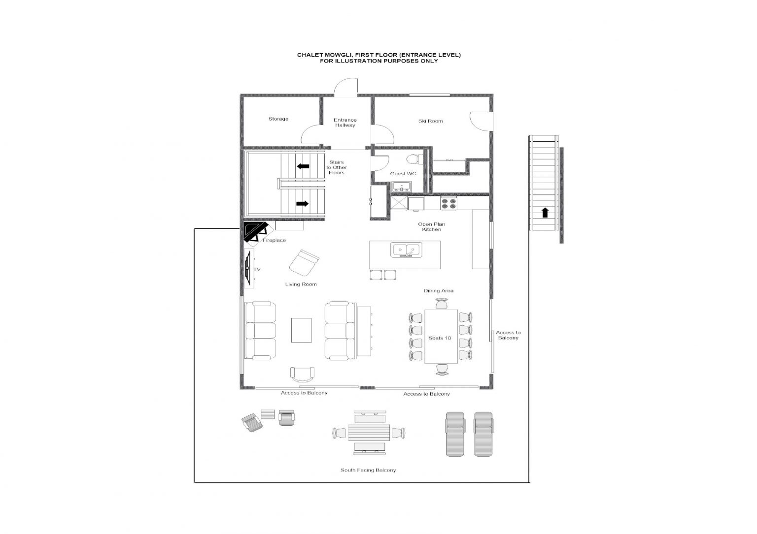 FIRST FLOOR (ENTRANCE LEVEL)