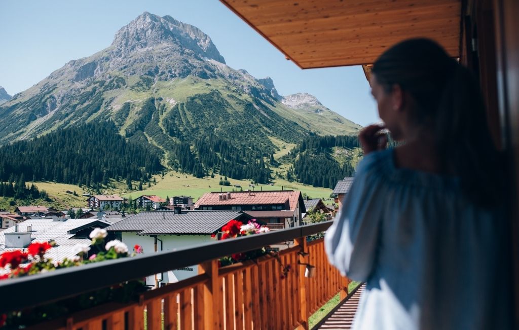 summer time in lech, austria
