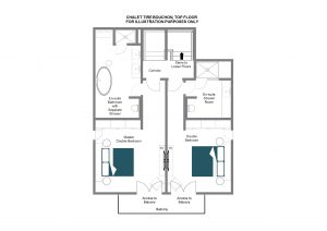 Tire Bouchon - Top floor Floorplan